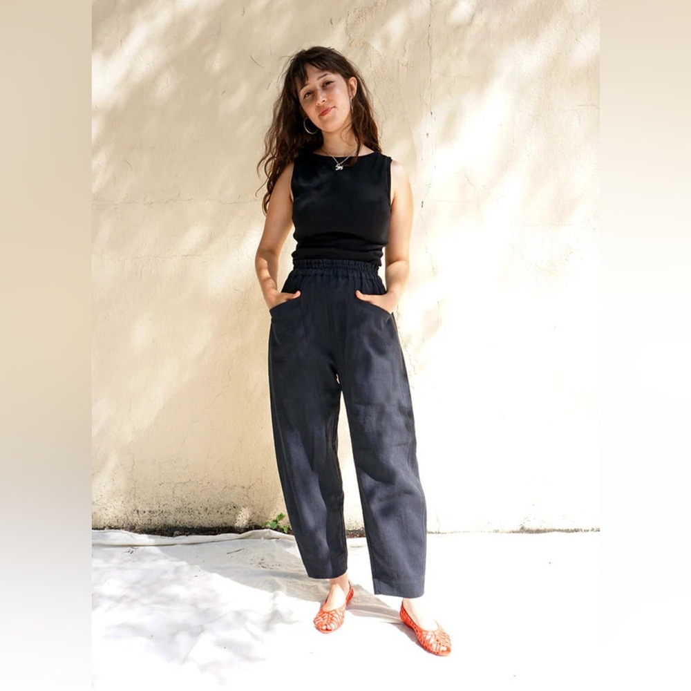 Ursa Minor Black Straight Leg Pants